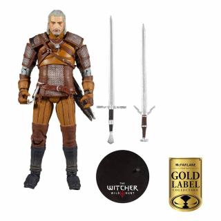 Witcher akčná figúrka Geralt of Rivia Gold Label Series 18 cm