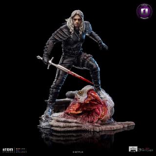 Witcher BDS Art Scale socha 1/10 Geralt of Riva 33 cm