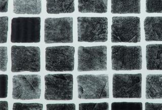 Bazenová protišmyková fólia Sopremapool Grip - Mosaic Marbella Black Mosaic