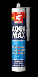Lepidlo a tesniaca hmota Griffon Aqua Max biela  v kartuši 425g