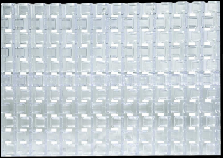 Prelivová mriežka flexibilná Square - transparentný 200mm