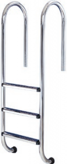 Rebrík, s veľkým rádiusom 2-stupňový AISI316