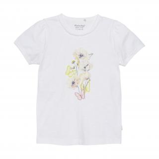 Detské tričko MINYMO - kvety a motýle Veľkosť oblečenia: 122