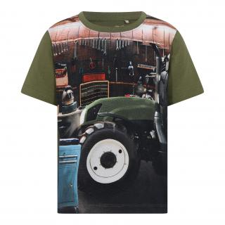 Detské tričko MINYMO - zelený traktor Veľkosť oblečenia: 110