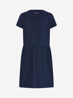 Dievčenské šaty - tmavomodré Veľkosť oblečenia: 110