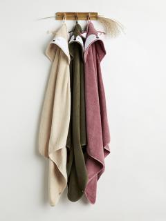 Osuška s kapucňou  líška  - rôzne varianty Farba: ružová
