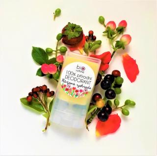 BIORYTHME prírodný deodorant Ružová záhrada, (malý)