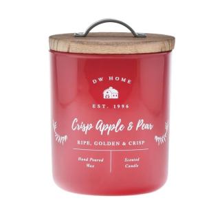 DW HOME vonná sviečka v skle Crisp Apple & Pear, stredná