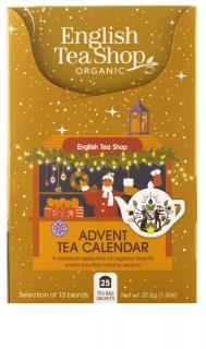 ETS malý zlatý čajový adventný kalendár, 25 sáčkov