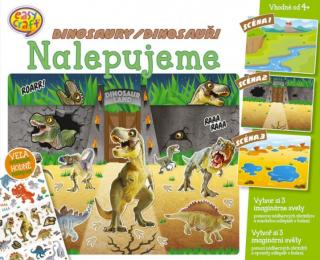 Kreatívne tvorenie - lepíme - Dinosaury