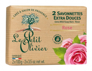 LE PETIT OLIVIER extra jemné mydlo Ruža, 100g