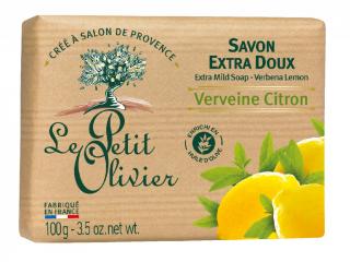 LE PETIT OLIVIER extra jemné mydlo Verbena a Citrón, 100g