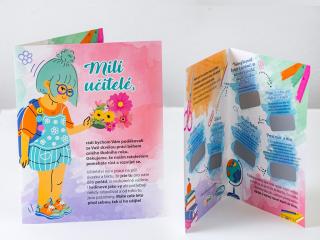 LIPOO darčeková interaktívna karta Milí Učitelia