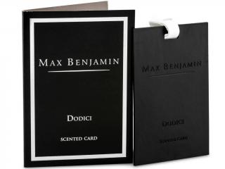 MAX BENJAMIN luxusná vonná karta Dodici, 1ks