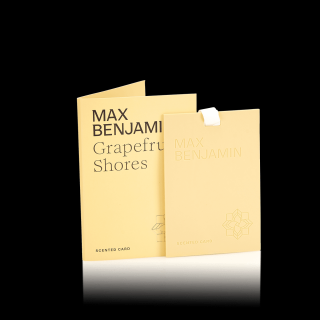 MAX BENJAMIN luxusní vonná karta Grapefruit & Shores, 1ks