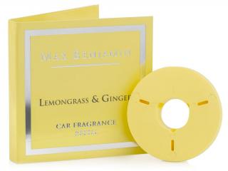MAX BENJAMIN náhradná náplň vône do auta Lemongrass & Ginger, 1ks
