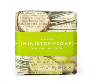 MINISTRE OF SOAP tuhé mydlo Kokos a Limetka, 150g