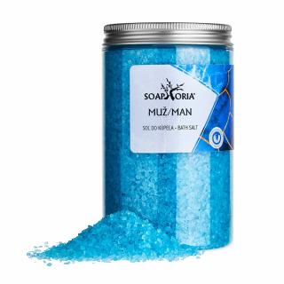 SOAPHORIA prírodná soľ do kúpeľa Muž, 500g