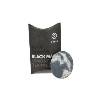 Two Cosmetics tuhý šampon pro posilnění a podporu růstu | Black Magic 85 g