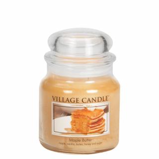 VILLAGE CANDLE vonná sviečka v skle Maple Butter, stredná