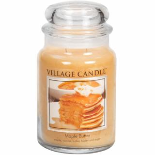 VILLAGE CANDLE vonná sviečka v skle Maple Butter, veľká