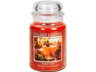 VILLAGE CANDLE vonná sviečka v skle Mulled Cider, veľká
