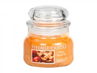 VILLAGE CANDLE vonná sviečka v skle Warm Apple Pie, malá
