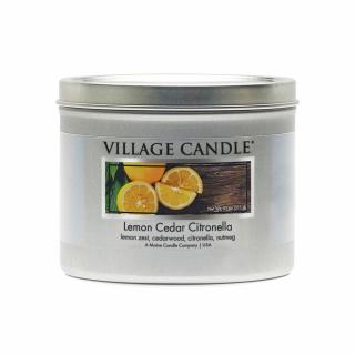 Vonná sviečka v plechu Lemon Cedar Citronella