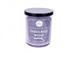 Vonná sviečka v skle Sandalwood Myrrh, malá