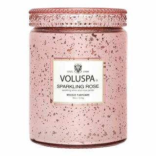 Vonná sviečka v skle Sparkling Rose, Veľká