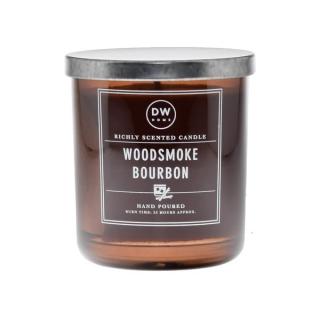 Vonná sviečka v skle Woodsmoke Bourbon, stredná