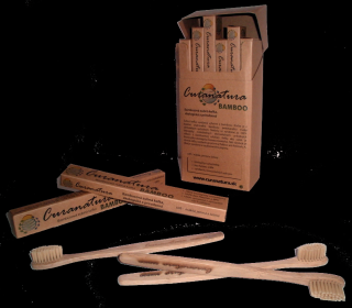 Bambusová zubná kefka Curanatura Bamboo