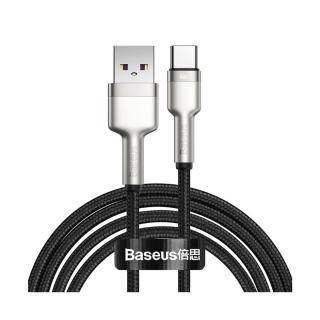 Baseus Cafule USB-A/C kábel 66W 2m čierny (CAKF000201)