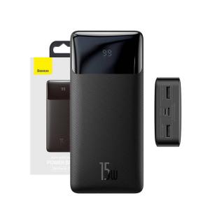 Power banka Baseus Bipow 20000 mAh, 2xUSB, USB-C, 15W čierna