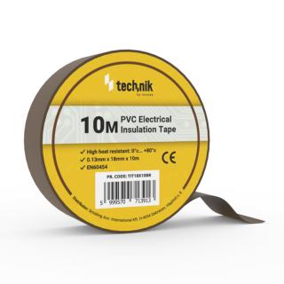 Technik izolačná páska 0,13mm x 18mm x 10m hnedá