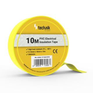 Technik izolačná páska 0,13mm x 18mm x 10m žltá