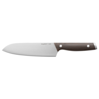 Nôž Ron santoku 17,5cm (tmavé drevo)