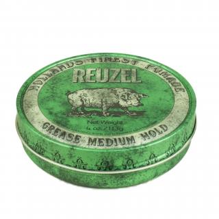 Reuzel Green Grease Medium Hold Piglet pomáda na vlasy 113 g