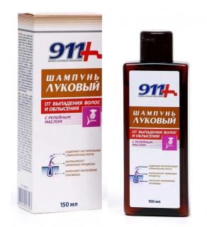 911+ Cibuľový šampón proti vypadávaniu vlasov a plešatosti 150 ml