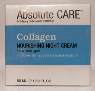 Absolute CARE: Kolagénový nočný výživný pleťový krém 50 ml