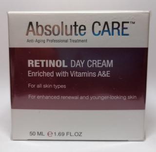 Absolute CARE: Retinolový denný pleťový krém s vitamínmi A & E 50 ml