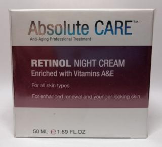 Absolute CARE: Retinolový nočný pleťový krém s vitamínmi A & E 50 ml