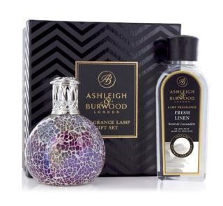 Ashleigh & Burwood: Katalytická lampa malá PEARLESCENCE s vôňou FRESH LINEN