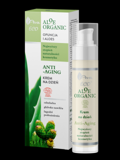 AVA: Organický ANTI-AGE denný krém s aloe a opunciou 50 ml