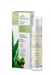AVA: Organický ANTI-AGE nočný krém s aloe a opunciou 50 ml