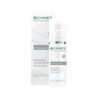 Bionnex: Krém s bieliacim účinkom a SPF30 na tvár a krk  30 ml