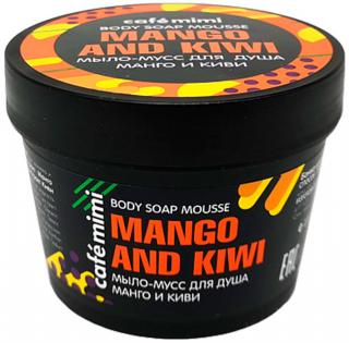 Cafe mimi: Mydlo-muss na ruky a telo Mango a kivi 110 ml