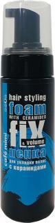 Café mimi: Pena na úpravu vlasov  Fixácia a objem  s ceramidami 150 ml