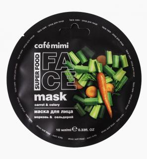 Café mimi: Pleťová maska Mrkva a zeler 10 ml