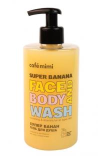 Café mimi: Sprchový gél SUPER Banana  450 ml
